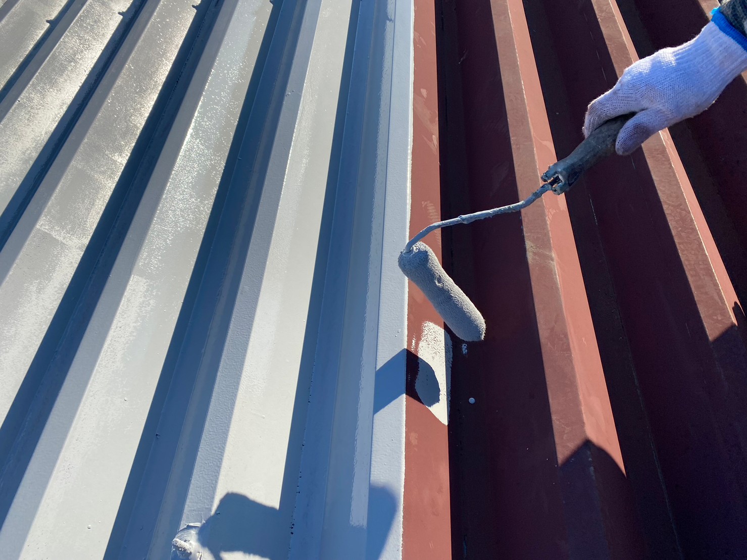 鎌ヶ谷市にて屋根塗装😆